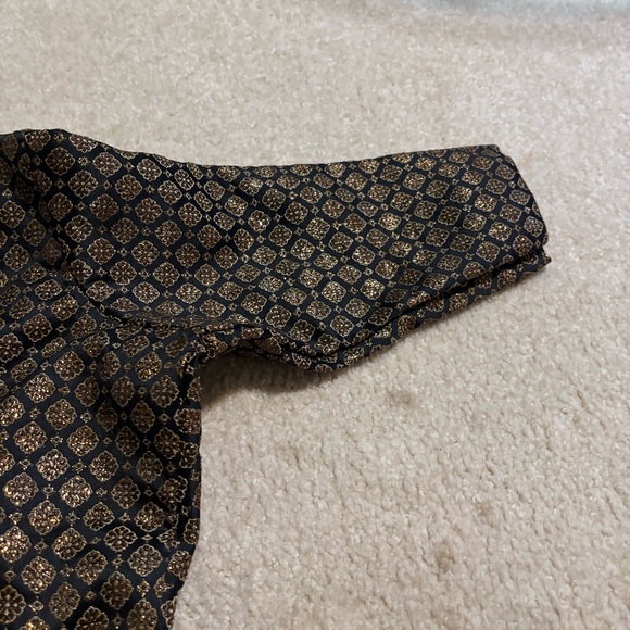 New beautiful Georgette  saree with matching designer blouse 36 inc bust - Picture 3 of 11